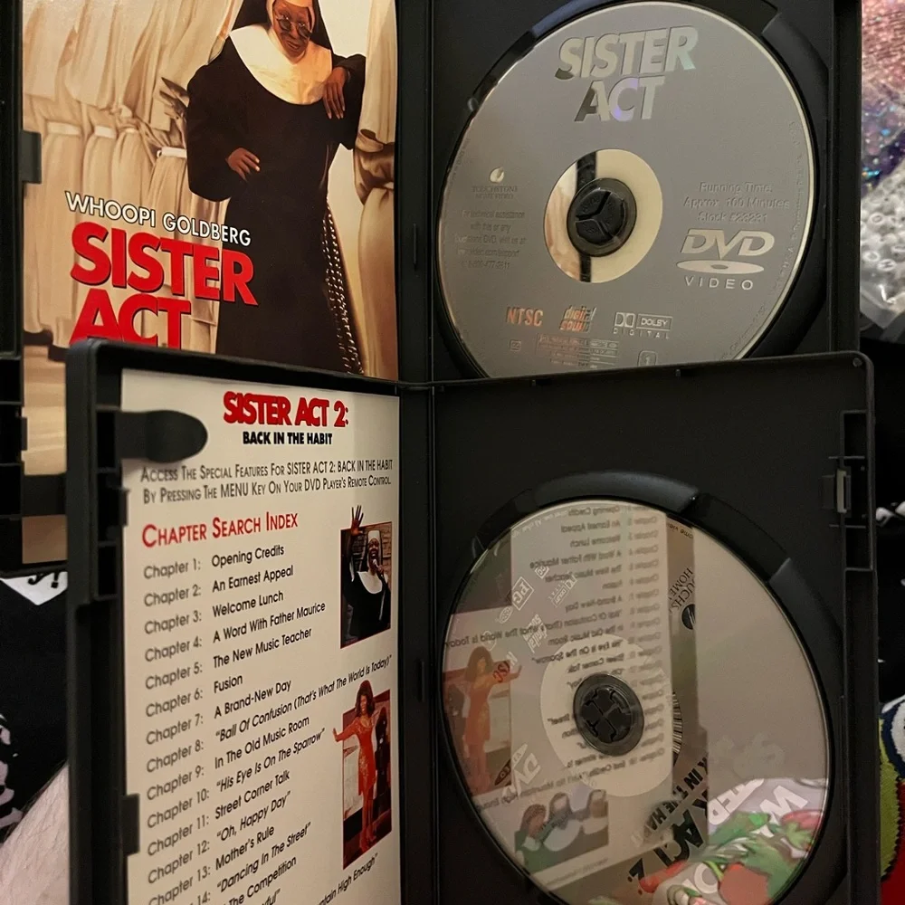 Sister Act & Sister Act 2: Back in the Habit DVDs - Picture 2 of 2